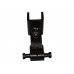 502 - Bolts directly inside of standard, 3 inch wide, height adjustement channel. 2 7/8" wide.