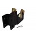 503 - Bolts directly inside of standard, 3 inch wide, height adjustement channel. 2 7/8" wide.